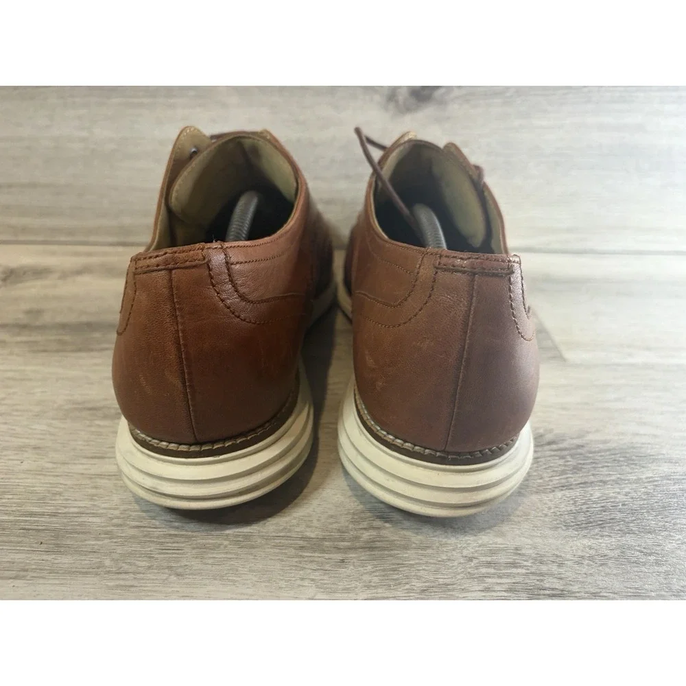 Cole Haan Originalgrand Wingtip Oxford Dress Shoes Men's Size 12 Brown C26471